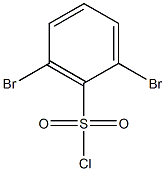 2,6-dibroMobenzene-1-sulfonyl chloride Struktur