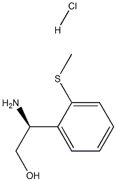 (S)-2-aMino-2-(2-(Methylthio)phenyl)ethanol hydrochloride Struktur