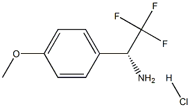 (1R)-2,2,2-TRIFLUORO-1-(4-METHOXYPHENYL)ETHYLAMINE HCl Struktur