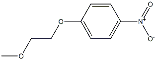 1-(2-Methoxy-ethoxy)-4-nitro-benzene Struktur