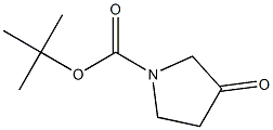 tert-butyl 3-oxopyrrolidine-1-carboxylate Struktur