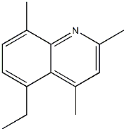 2,4,8-TriMethyl-5-ethylquinoline Struktur