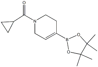 Cyclopropyl-[4-(4,4,5,5-tetraMethyl-[1,3,2]dioxaborolan-2-yl)-3,6-dihydro-2H-pyridin-1-yl]-Methanone Struktur