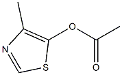 4-Methyl-5-acethloxylthiazole Struktur