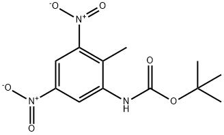 tert-Butyl (2-Methyl-3,5-dinitrophenyl)carbaMate Struktur