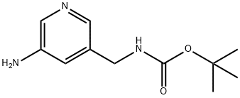 tert-butyl ((5-aMinopyridin-3-yl)Methyl)carbaMate Struktur