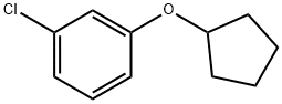 1-Chloro-3-cyclopentyloxy-benzene Struktur