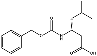 (R)-3-(benzyloxycarbonylaMino)-5-Methylhexanoic acid Struktur