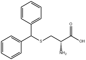 (S)-2-aMino-3-(benzhydrylthio)propanoic acid Struktur