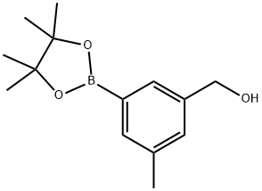 3-(HydroxyMethyl)-5-Methylphenylboronic Acid Pinacol Ester Struktur