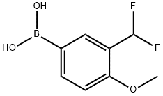 (3-(difluoroMethyl)-4-Methoxyphenyl)boronic acid Struktur