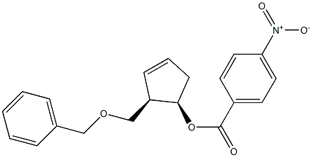 (1R,2R)-2-((Benzyloxy)Methyl)cyclopent-3-en-1-yl 4-Nitrobenzoate Struktur