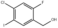 (4-Chloro-2-fluoro-5-iodo-phenyl)-Methanol Struktur