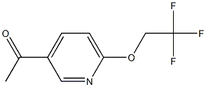 1-(6-(2,2,2-trifluoroethoxy)pyridin-3-yl)ethanone Structure