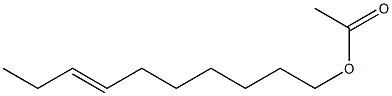 7-Decene-1-ol acetate Struktur