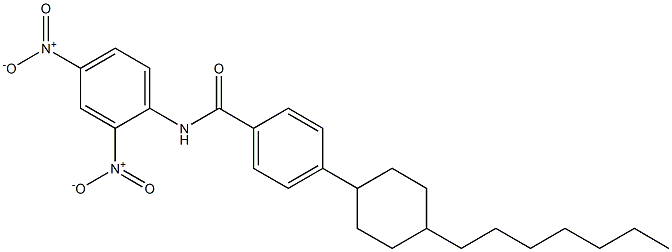 N-(2,4-Dinitro-phenyl)-4-(4-heptyl-cyclohexyl)-benzaMide Struktur