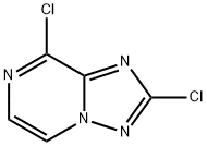 2,8-Dichloro-[1,2,4]triazolo[1,5-a]pyrazine Struktur