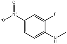 2-fluoro-N-methyl-4-nitroaniline Struktur