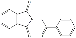 2-(1-Phenylethanone-2-yl)isoindoline-1,3-dione ,97% Struktur