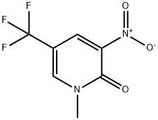 1-Methyl-3-nitro-5-trifluoroMethyl-1H-pyridin-2-one Struktur