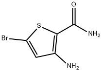 3-aMino-5-broMothiophene-2-carboxaMide Struktur