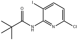 N-(6-chloro-3-iodopyridin-2-yl)pivalaMide Struktur