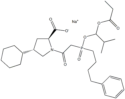 (2S,4R)-Fosinopril SodiuM Salt Struktur