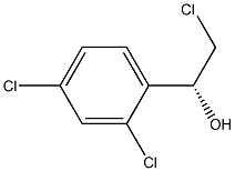 (R)-2-Chloro-1-(2,4-dichloro-phenyl)-ethanol Struktur