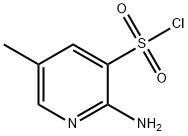 2-aMino-5-Methylpyridine-3-sulfonyl chloride Struktur