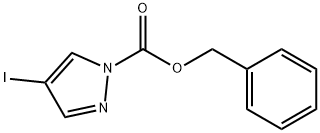 benzyl 4-iodo-1H-pyrazole-1-carboxylate Struktur