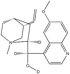 N-Methyl Quinidine-d3 Struktur