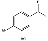 4-(difluoroMethyl)aniline hydrochloride Struktur