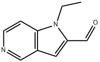 1-ethyl-1H-pyrrolo[3,2-c]pyridine-2-carbaldehyde Struktur