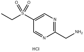 (5-(ethylsulfonyl)pyriMidin-2-yl)MethanaMine hydrochloride Struktur