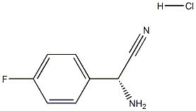 (R)-2-aMino-2-(4-fluorophenyl)acetonitrile hydrochloride Struktur