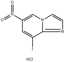 8-Iodo-6-nitro-iMidazo[1,2-a]pyridine hydrochloride Struktur