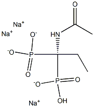 sodiuM (S)-hydrogen(1-acetaMido-1-phosphonopropyl)phosphonate Struktur