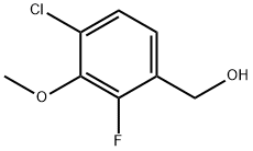 4-Chloro-2-fluoro-3-Methoxybenzyl alcohol, 97% Struktur