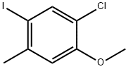 1-chloro-5-iodo-2-Methoxy-4-Methylbenzene Struktur