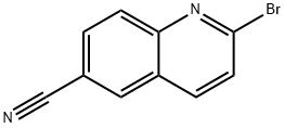 2-broMoquinoline-6-carbonitrile Struktur