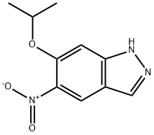 6-Isopropoxy-5-nitro-1H-indazole Struktur