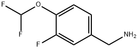 (4-(difluoroMethoxy)-3-fluorophenyl)MethanaMine Struktur