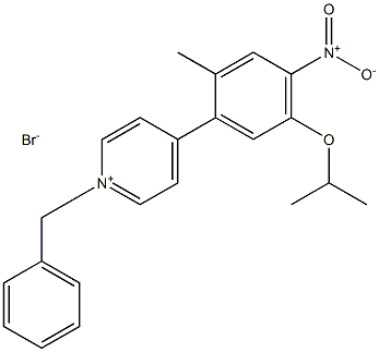 1-benzyl-4-(5-isopropoxy-2-Methyl-4-nitrophenyl)pyridin-1-iuM broMide|