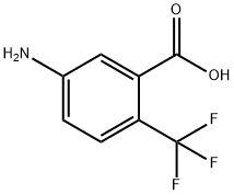 5-amino-2-(trifluoromethyl)benzoic acid Struktur