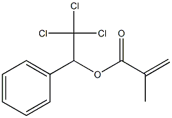 alpha-(trichloroMethyl)benzyl alcohol Methacrylate Struktur