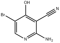 2-AMino-5-broMo-4-oxo-1,4-dihydro-pyridine-3-carbonitrile Struktur