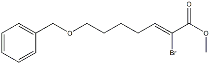 7-Benzyloxy-2-broMo-hept-2-enoic acid Methyl ester Struktur