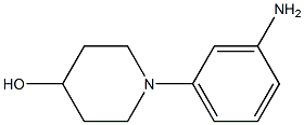 1-(3-aMinophenyl)piperidin-4-ol Struktur