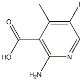 2-AMino-5-iodo-4-Methyl-nicotinic acid Struktur