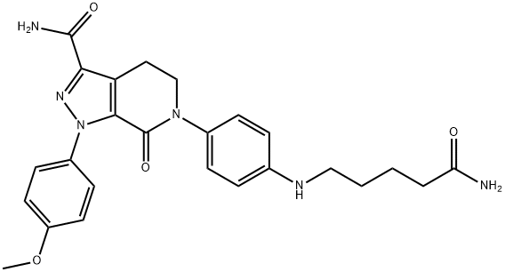 Apixaban Impurity BMS-724914 Struktur